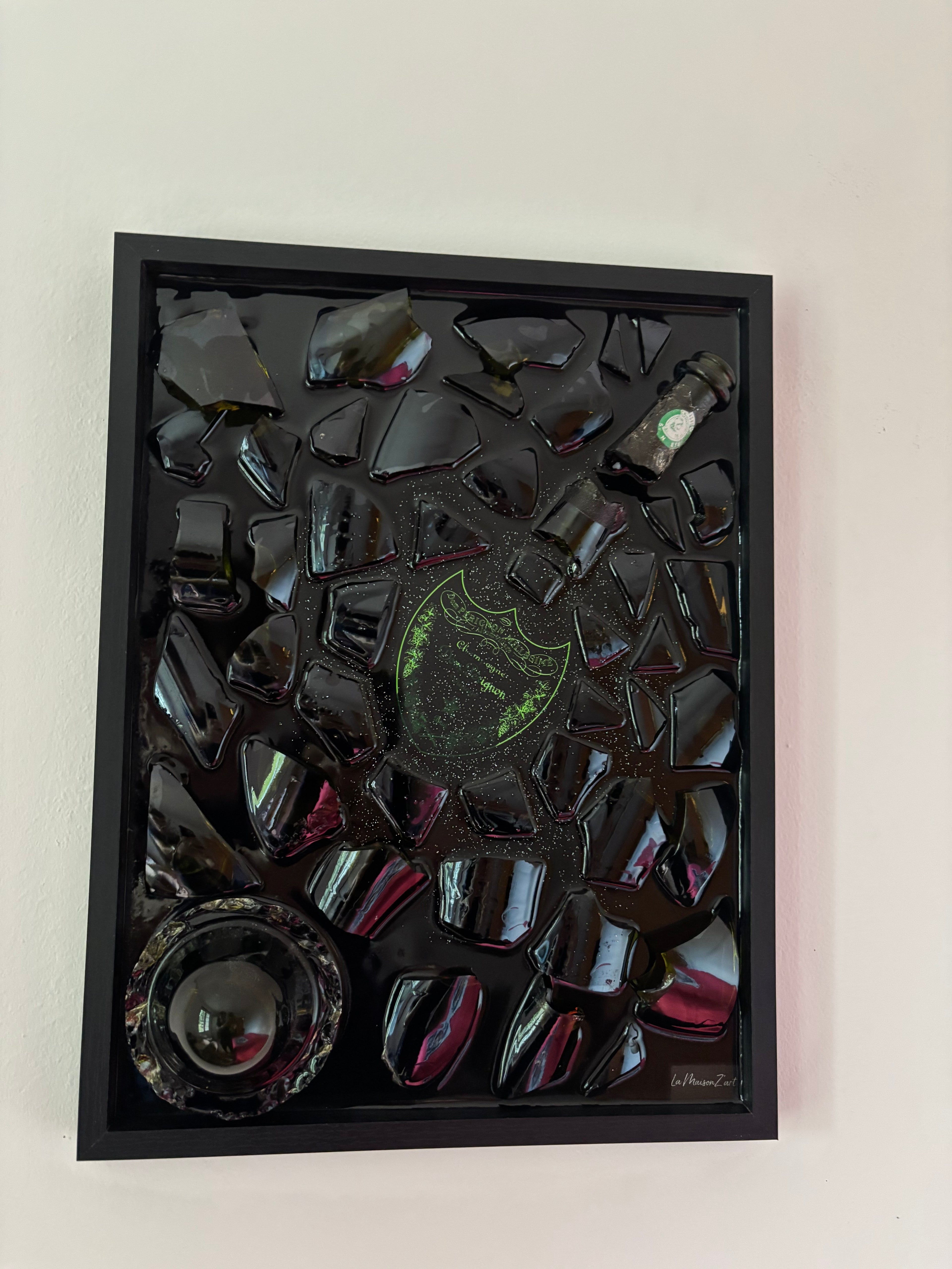 Tableau Dom Perignon - Renaissance noire
