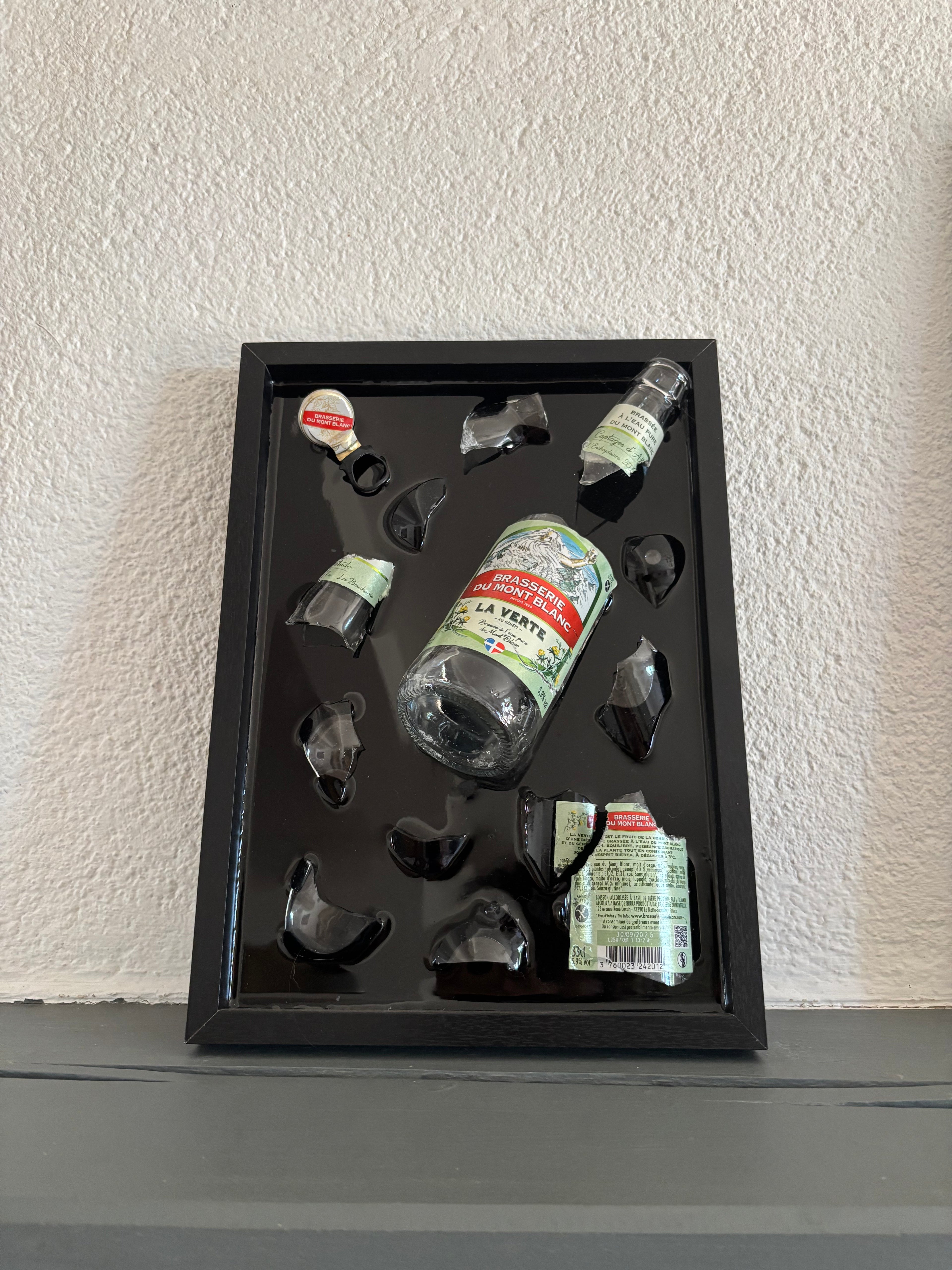 Tableau - Mont Blanc - Bière La Verte
