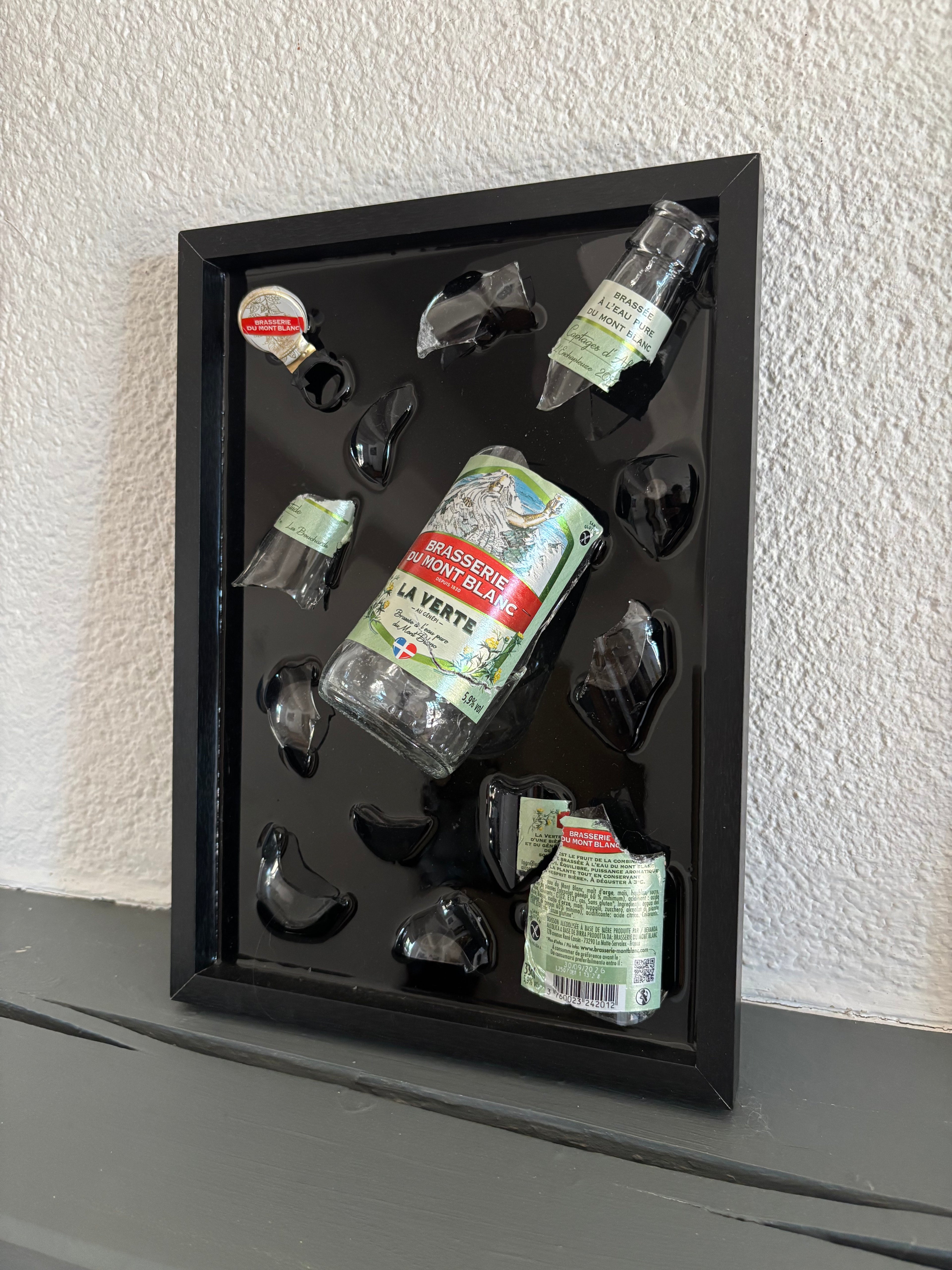 Tableau - Mont Blanc - Bière La Verte