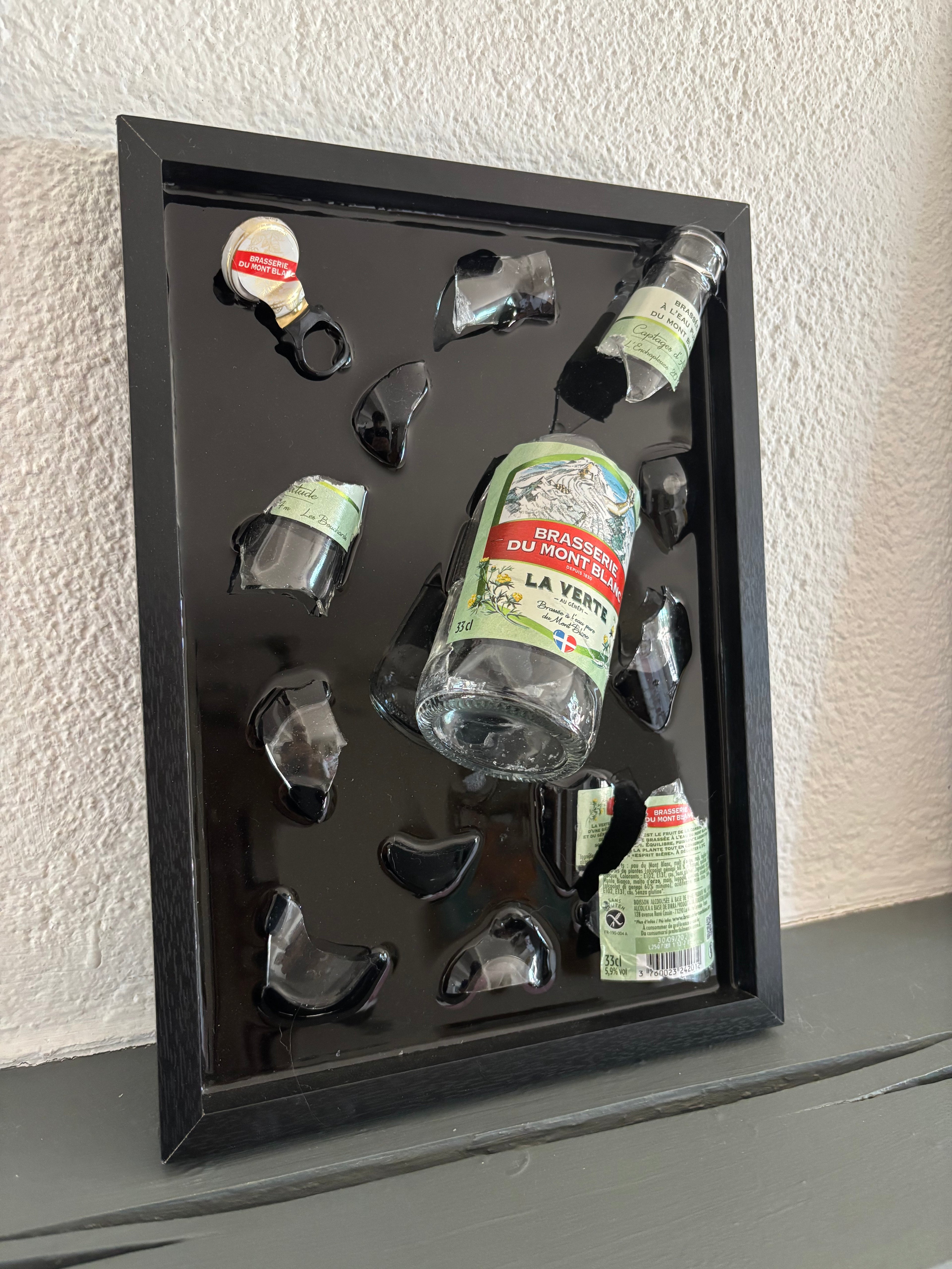 Tableau - Mont Blanc - Bière La Verte