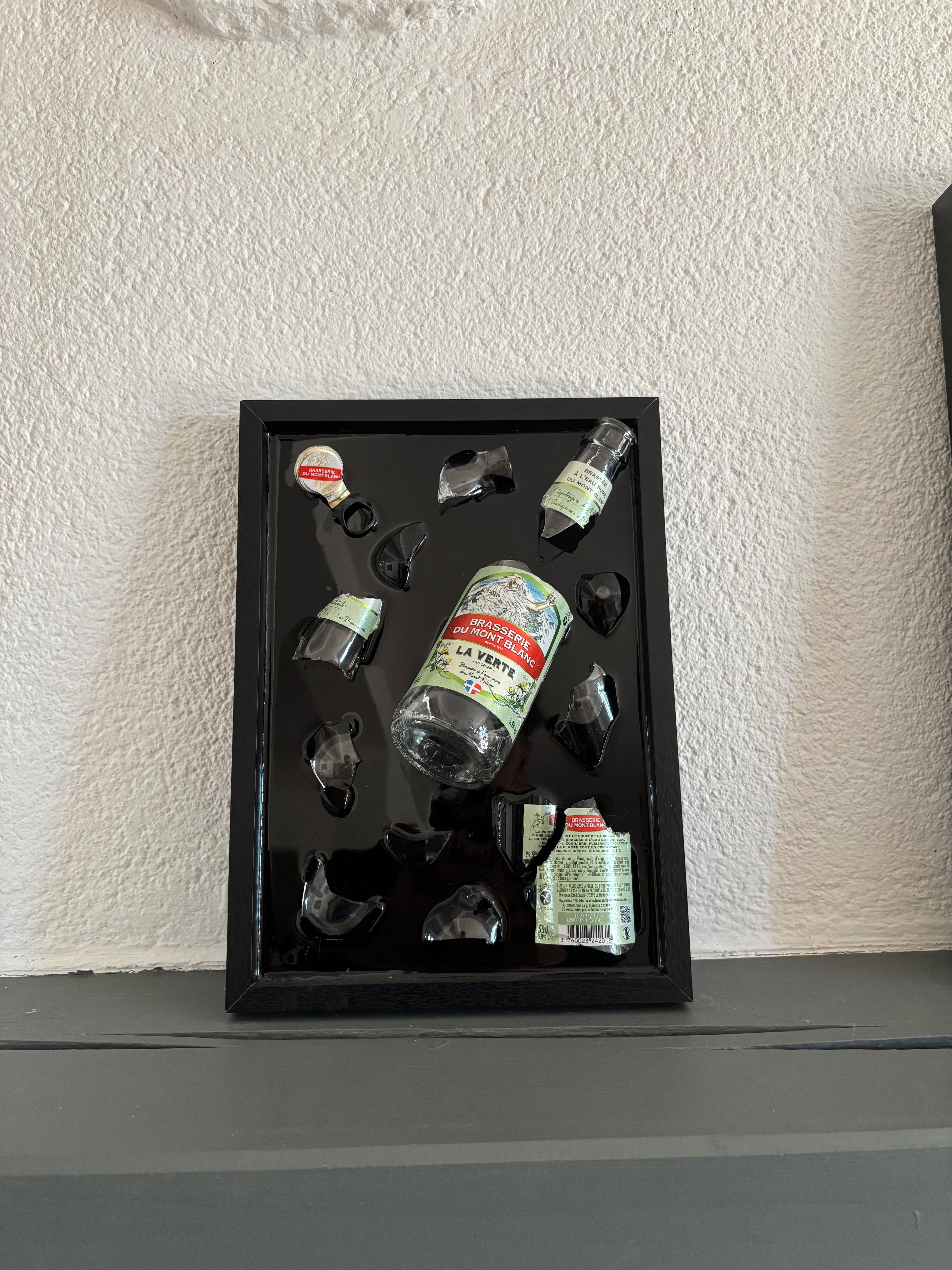 Tableau - Mont Blanc - Bière La Verte