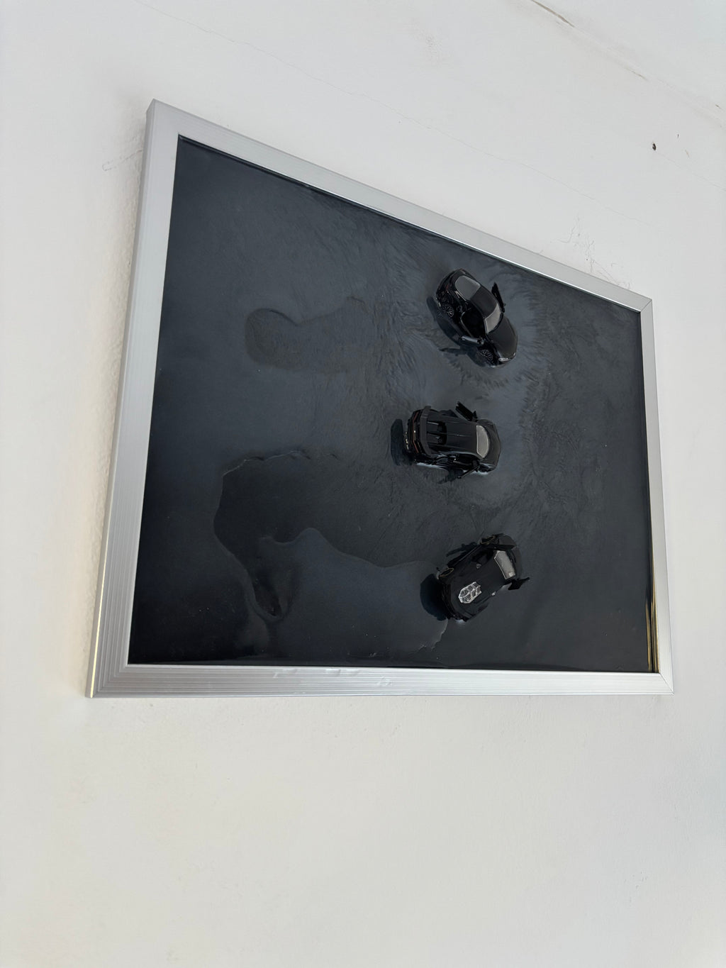 Tableau collector - 3 bolides noirs