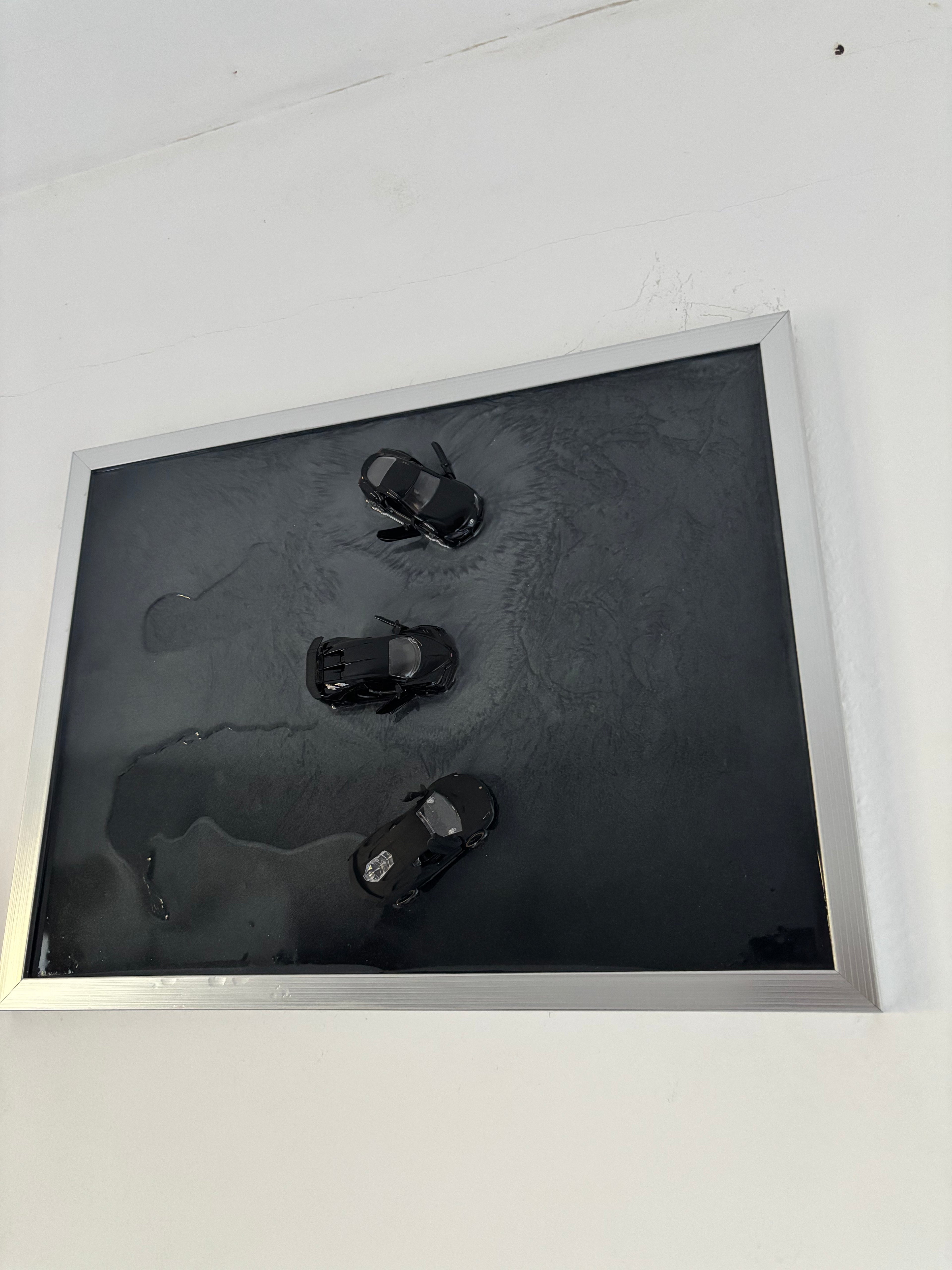 Tableau collector - 3 bolides noirs