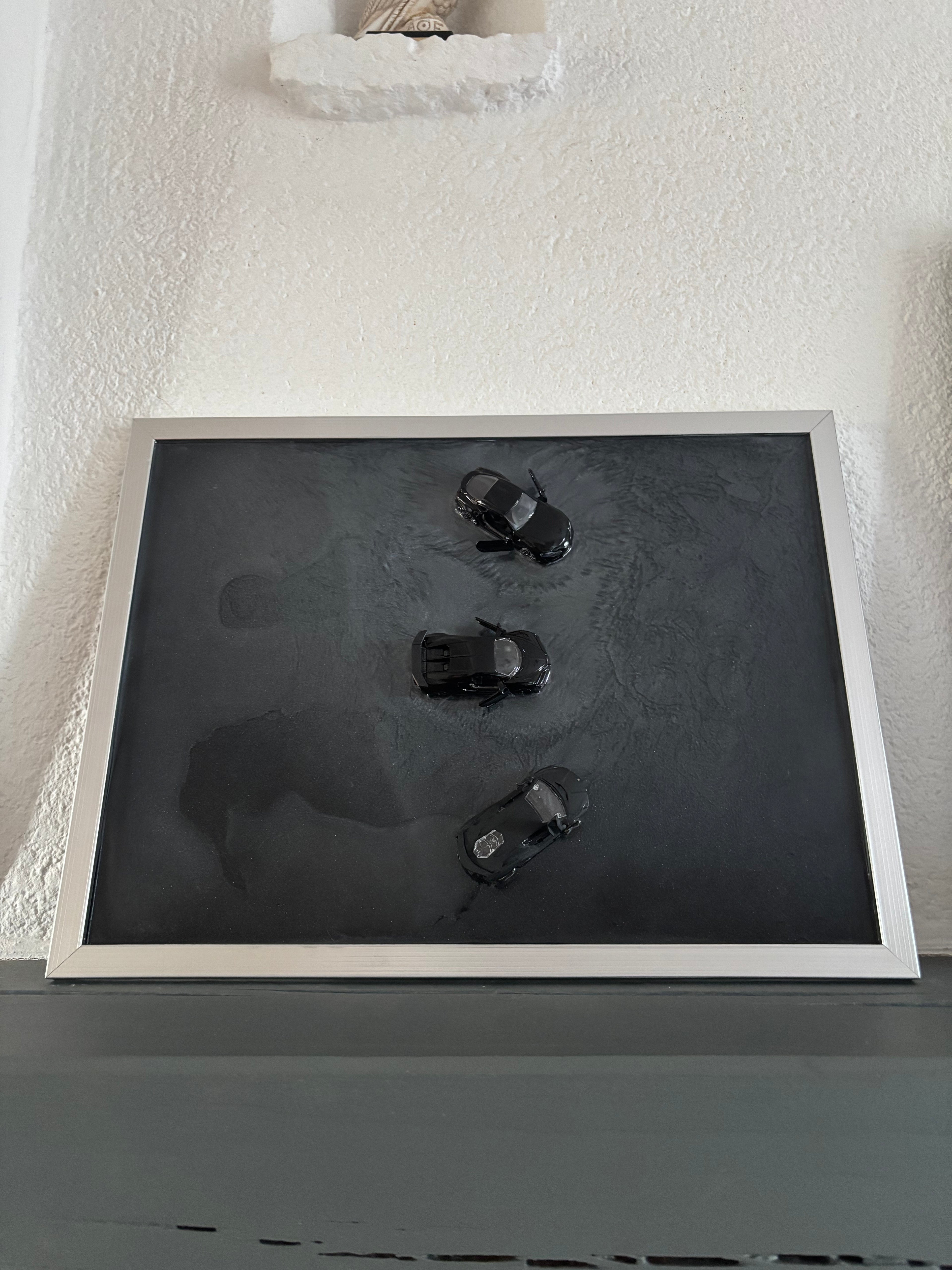 Tableau collector - 3 bolides noirs